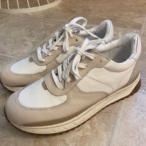 Madewell leather tennis shoes, size 9.5